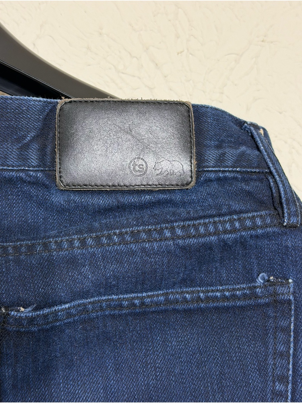 100% Organic Cotton 33x32 Taylor Stitch Men's  Slim Jeans - Picture 5 of 6